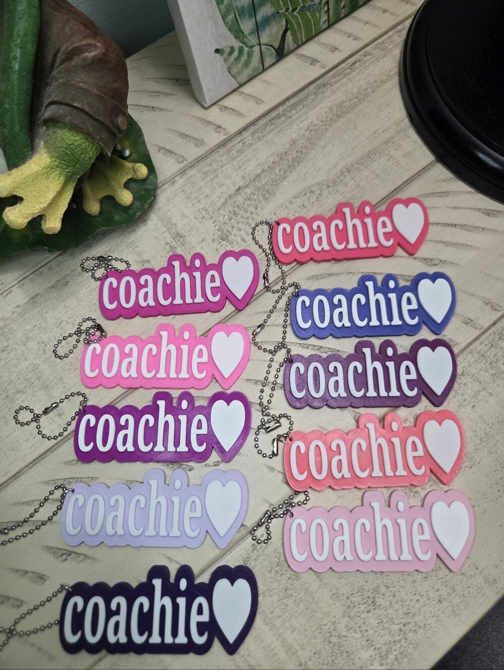 ''Coachie'' Keychain Bag Charms - Pick One, NEW